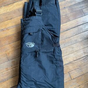 Columbia Tectonite Bibbed Snow Pants Kids 18/20 Black
